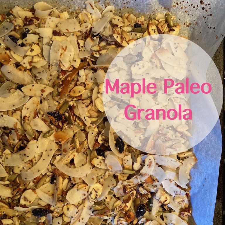 Maple Paleo Granola
